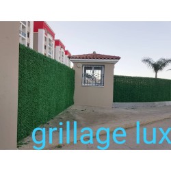 Grillage décoratif vert