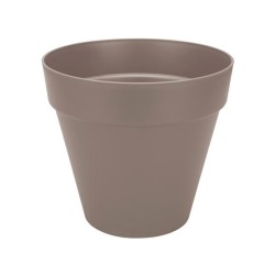 POT CAPRI ROND TAUPE