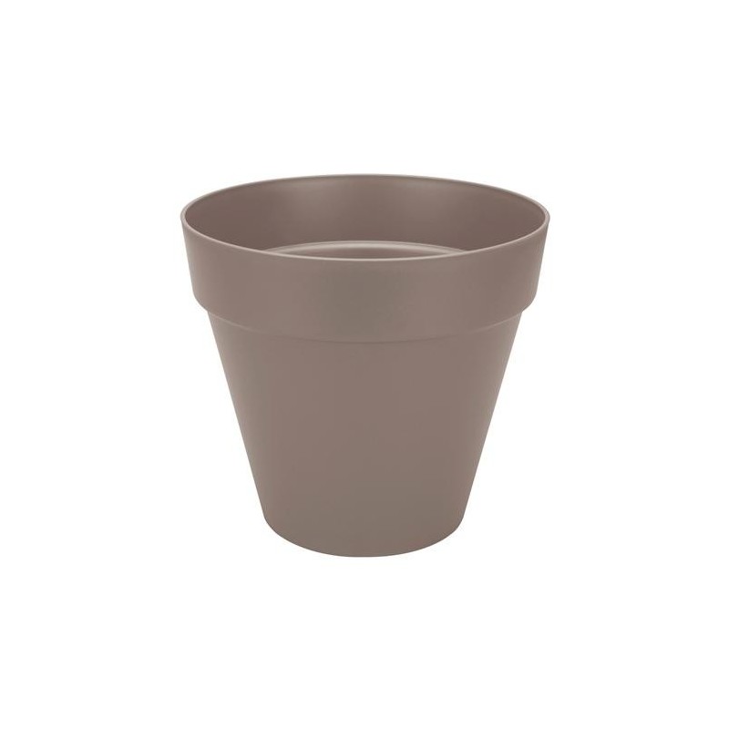POT CAPRI ROND TAUPE