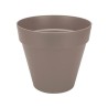 POT CAPRI ROND TAUPE